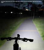 1200 Lumens Bike Light for Night Riding, USB-C Rechargeable Bike Headlight, Aluminium Alloy Waterproof Bike Front Light,LED Bike Light