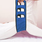 Transfer Belt Transfer Sling - Padded Gait Belt - Heavy Duty Patient Lift, Mobility Standing and Lifting Aid for Disabled, Elderly, Injured - Safely Move from Bed and Wheelchair (Blue)