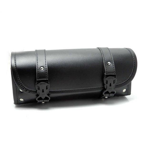 Motorcycle Handlebar Bag with 2 Adjustable PU Leather Mounting Straps