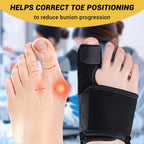 Effective Corrector for Women and Men | Relief Kit, Straighten Toes, and Correct Alignment | Cushion Sleeves | Feet Support -