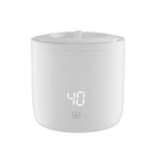 Baby Bottle Warmer Portable 3 Minutes Fast Milk Warmer for Travel with 4 Selectable Temperature & Burn Protection（white）