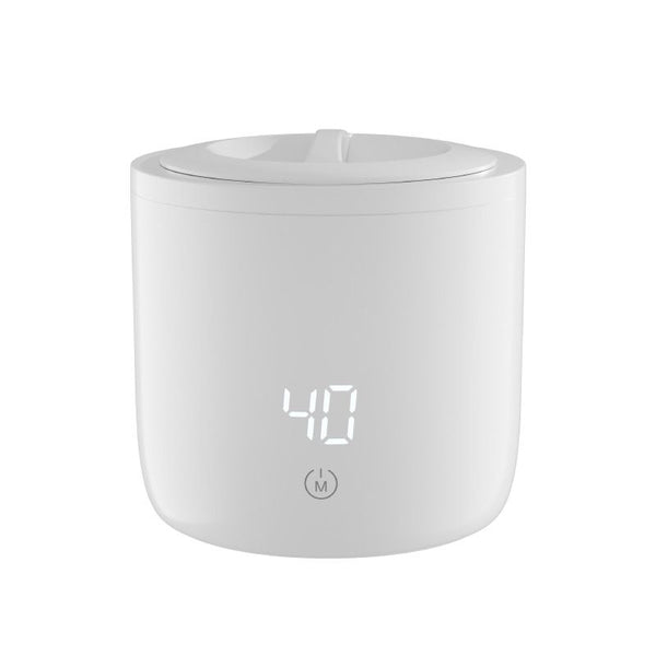 Baby Bottle Warmer Portable 3 Minutes Fast Milk Warmer for Travel with 4 Selectable Temperature & Burn Protection（white）