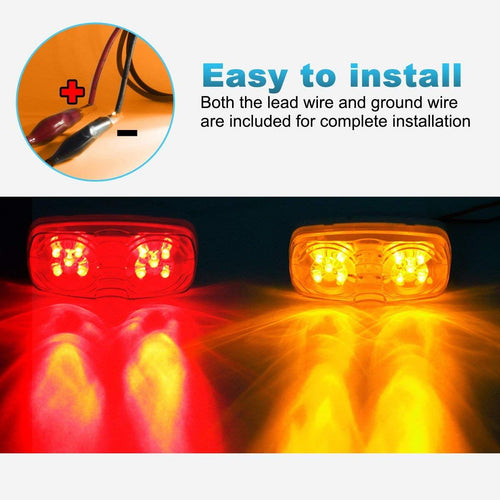 14 Pcs Multifunction Trailer Lights for Trailers, RV, Camper Truck