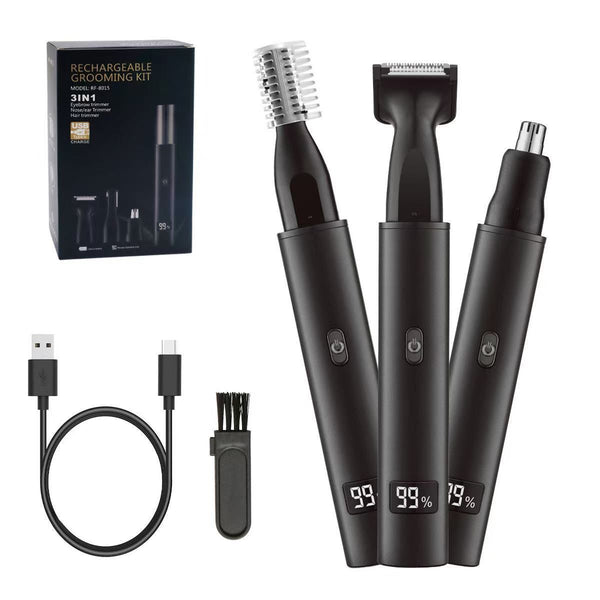 3-in-1 Rechargeable Nose & Ear Hair Trimmer