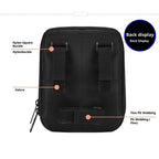 Cycling Bike Bicycle Handlebar Bags Front Baskets Black with Rain Cover,  for and Folding Bikes Easy to Install for Essentials