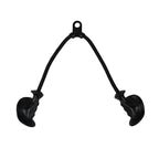 Tricep Rope with Ergonomic Handles, 32 Inch Tricep Pull Down Rope for Cable Machine, Pulley System, Triceps Rope Cable Attachment for Gym, Home