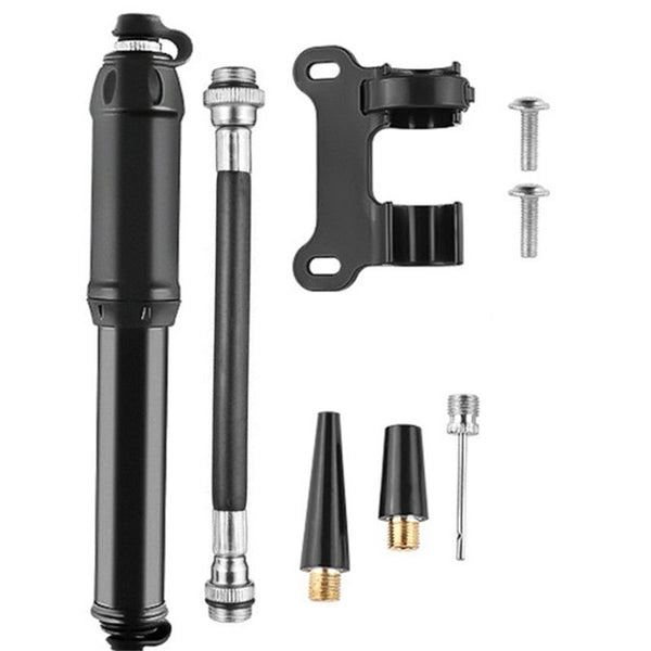 Portable Air Pump with Multiple Inflation Nozzles for Bikes, Motorcycles