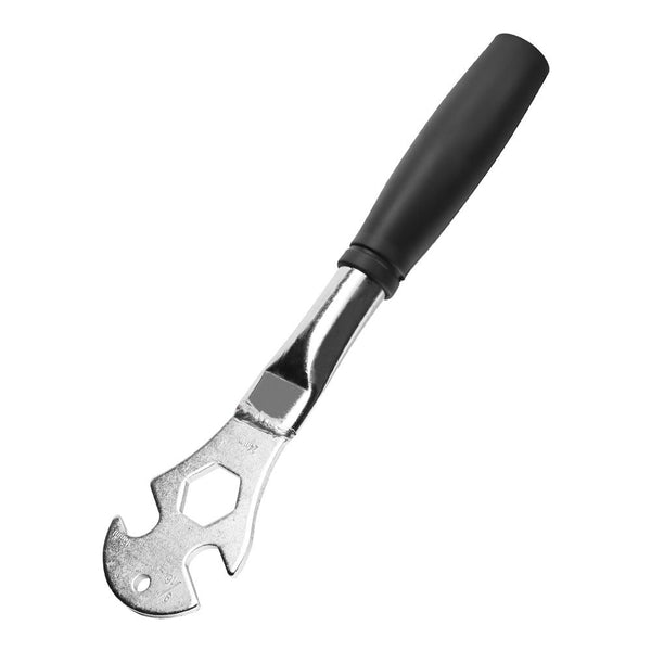 Bicycle Pedal Wrench Heavy Duty Handle - 15/24mm - Silver