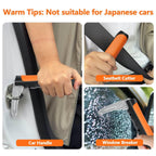 Car Door Handle for Elderly  3-in-1 Car Handle Assist, 2 Pack Auto Cane Portable Vehicle Support Handle Door Assist Bar, Anti-Slip Design (Orange-2-Pack Car Handle)