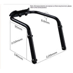 Bike Seat Bag Stabilizer, Anti-Shake Design with Dual Water Bottle Cage Mounts, Fits Most Road  black