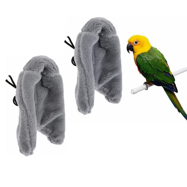 2 Pieces Comfort Corner  Bird Blanket, Cuddle Nest Hanging Toy for Bird Cage, Warm Bird Shelter Bed for Small and Medium Parrots, Cockatiel Pigeon and Lovebirds (M)