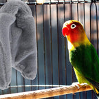 2 Pieces Comfort Corner  Bird Blanket, Cuddle Nest Hanging Toy for Bird Cage, Warm Bird Shelter Bed for Small and Medium Parrots, Cockatiel Pigeon and Lovebirds (M)