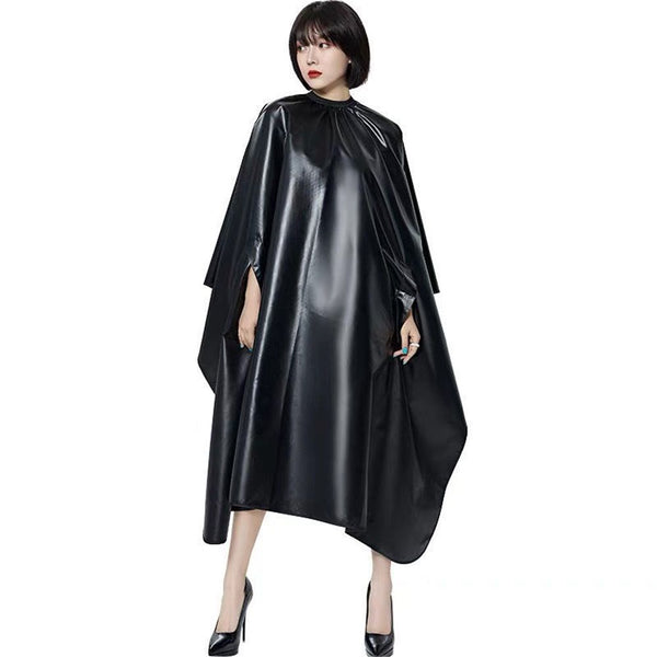 Black Waterproof Hairdressing Cape