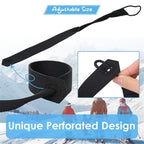 4 Pcs Extended Straps - Unisex Ski Strap for Hanging gloves, Narrow Wrist Leash for Gloves, Glove Tether for Adult, Winter Ski Glove Leash Wrist Strap