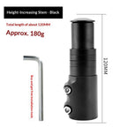 Bike Stem Riser Adjustable Bicycle Handlebar Extender Increases Bar Height Up to 5.3" for Most Bicycle Road Bike, MTB, BMX, Cycling