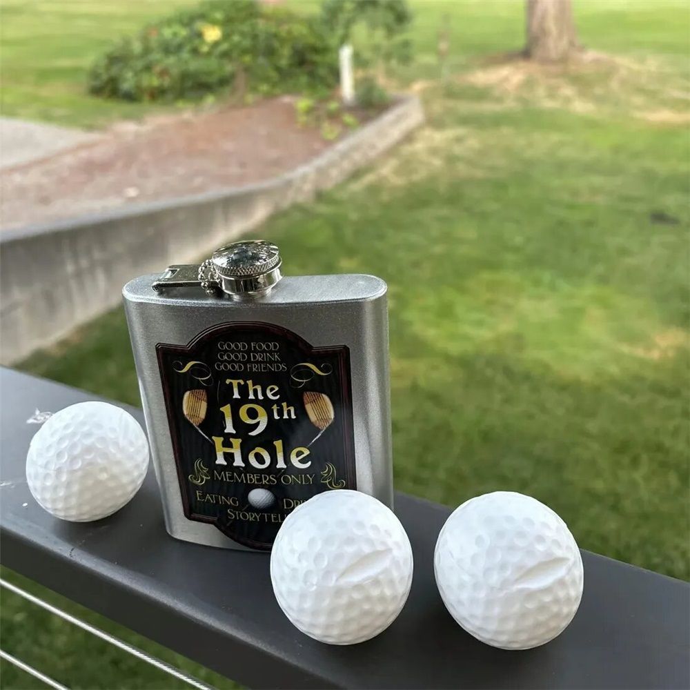 Golf Ball Shaped Shot Set – Fun Gift, Unique and Funny Gifts For Dad, Husband, Golfers and Men. Golfer Christmas Gift  or White 12 Pack