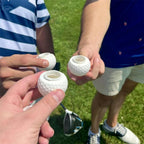 Golf Ball Shaped Shot Set – Fun Gift, Unique and Funny Gifts For Dad, Husband, Golfers and Men. Golfer Christmas Gift  or White 12 Pack