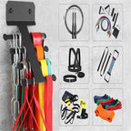 Resistance Rack Band Storage Hanger Gym Equipment Organizer Pull Up Bands Jump Ropes, Storage Rack for Home Gym