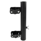 RV Ladder Mounted Flagpole Holder | Allows for a Flag to Fly from Your RV's Ladder | Compatible with Most RV Ladder Rails ,Black