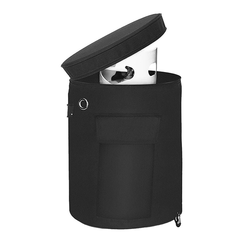 Propane Tank Cover, Fits Propane Cylinder,Propane Gas Tank Cover with Stable Tabletop Feature,UV and Weather Resistant,Ventilated, 600D Heavy Duty Oxford Cloth