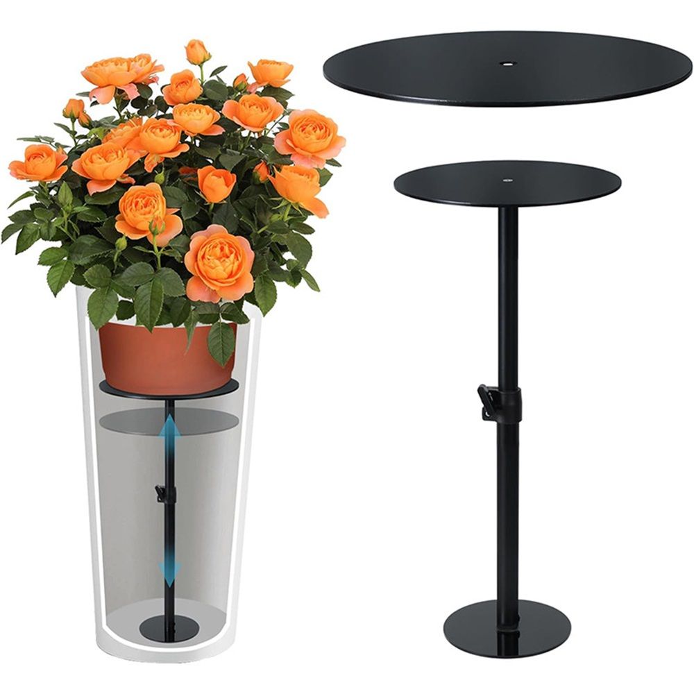 Adjustable Height Plant Risers for Inside Pots, 17-32" Planter Inserts for Large Pots, Planter Lift Insert for Tall Square Round Taper Planters (6" 8" 10" Base or Top)
