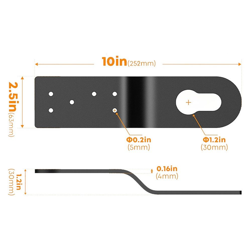 Roof Safety Anchor Hitch Clip,Roof Anchors For Fall Protection Connects To Wood Surfaces,Permanent Roof Anchor Use With Roofing Harness, Safety Ropes And Other Roof Safety Equipment (Black-3 Pcs)