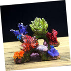 1pc Simulative Coral Reef Aquarium Decoration Fish Tank Ornament for Underwater Landscape and Design for Fish Shelter and Entertainment