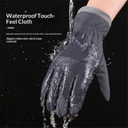 Winter Waterproof Ski Gloves, Snowboarding Touchscreen Snow Cycling Running Gloves for Boys Girls（black）