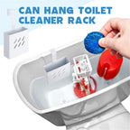 2 Pcs Large Size 4.33 x 4.33 x 1.38 Inch Stainless Steel Toilet Tank Cleaning Tablet Holder with Adjustable Hook to Hang Toilet Cleaner Box