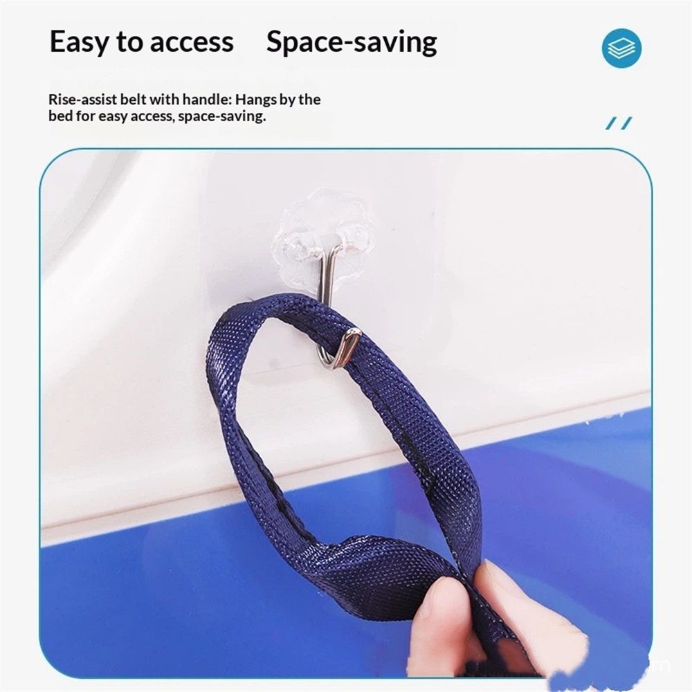 Bed Ladder Assist Strap，Pull Up Assist Device with 6 Handle Straps,Rope Ladder for Elderly, Senior, Pregnant, Handicap