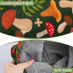 Guinea Pig Tunnel Washable Guinea Pigs Hideout Portable Rabbit Tunnels Soft Ferret Tunnel for Playing Resting Guinea Pig Accessories for Hedgehogs, Hamster, Mushrooms