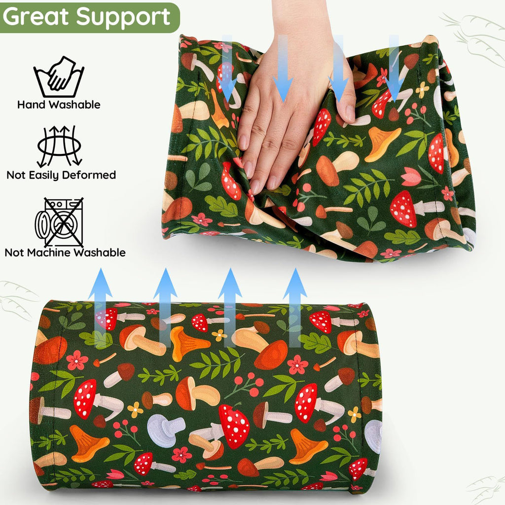 Guinea Pig Tunnel Washable Guinea Pigs Hideout Portable Rabbit Tunnels Soft Ferret Tunnel for Playing Resting Guinea Pig Accessories for Hedgehogs, Hamster, Mushrooms