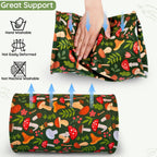 Guinea Pig Tunnel Washable Guinea Pigs Hideout Portable Rabbit Tunnels Soft Ferret Tunnel for Playing Resting Guinea Pig Accessories for Hedgehogs, Hamster, Mushrooms