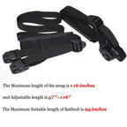 2 PCS Heavy Duty Hot Tub Cover Wind Straps FITS Most Locks Adjustable Length 67"~116" (Black, 9.5 Ft)