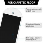 2 Pcs Large Appliance Slider with Pull Strap,Pull Furniture Slides,Moving Furniture Gliders Heavy Duty Sliding Sheet for Moving Heavy Furniture,Cabinets,Safes on Carpet and Hardwood Floor (2.5Ft*6.7in)