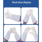 Cryogenic Gloves 14.2"/36cm Long Mid-arm LN2 Protective Gloves for Liquid Nitrogen/Dry Ice/Cold Storage