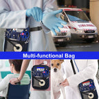 Nurse Pack, Multi Compartment Nursing Pack with Pockets | Utility Waist Bag for Work Supplies, Suit for Nurses, RN, Vet, EMT