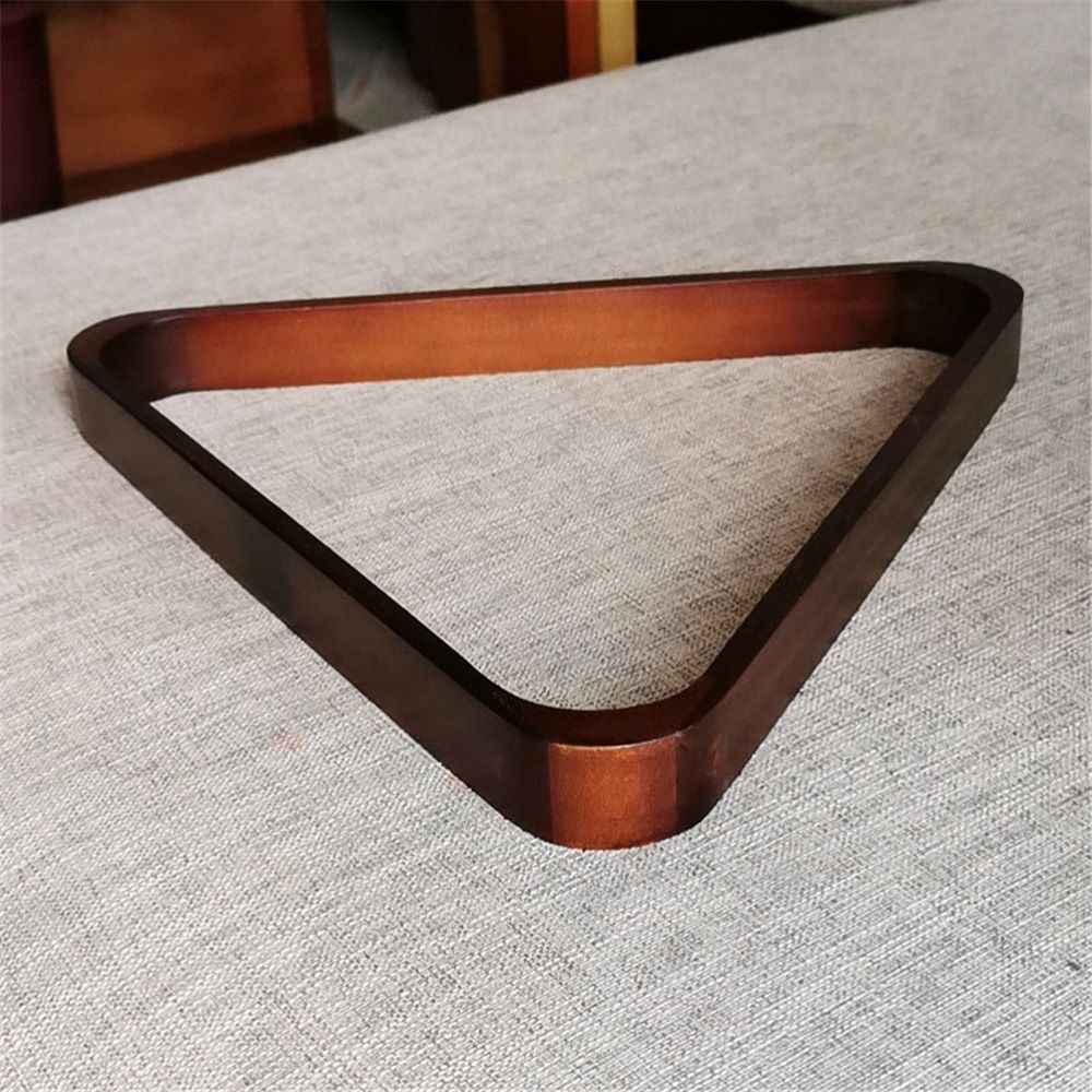 Solid Wood Billiard Triangle 9-Ball Diamond Pool Ball Racks for 2-1/4" Pool Balls, Pool Table Accessories