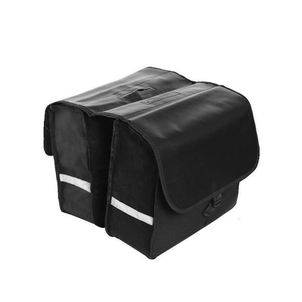 28Liters Water-repellent Bicycle Rear Rack Saddle Bags with Reflective Trim