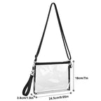 2 pack Clear  Purse Bag Stadium Approved Clear Tote Bag for Work Concert Sports, for Stadium Events and Concert