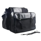 Motorcycle Saddle bags, Waterproof motorcycle saddlebags, Motorcycle Saddlebag Side Tool Bags Cycling Luggage Bag Riding Travel Canvas Waterproof (Black)