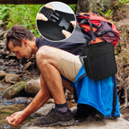 Leakproof Portable Lunch Box for Women Men Boys Girls, Large Capacity Cooler Bag with Handle and Bottle Pocket for Office School Camping Hiking Outdoor Beach Picnic (Black)