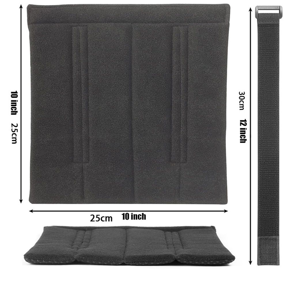 4 Pcs Bunk Bed Ladder Pads,with 8 Adjustable Hook & Loop Straps,Bunk Bed Ladder Cover,Ladder Step Pads Loft Bed, Suitable for Safe and Comfortable Climbing,10x10 Inch (Ladder Not Included)