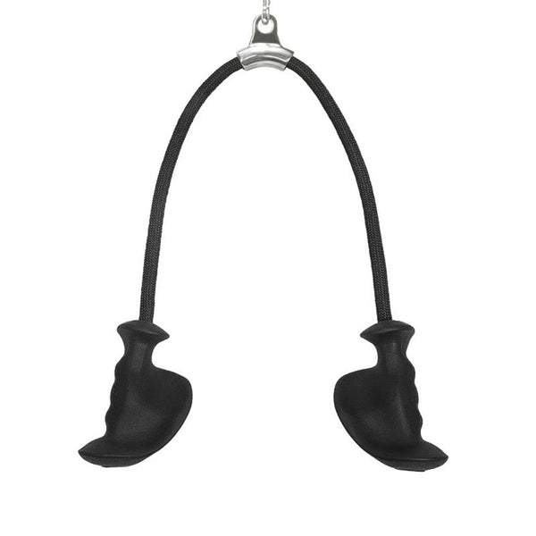 Tricep Rope with Ergonomic Handles, Tricep Pull Down Rope for Cable Machine, Pulley System, Triceps Rope Cable Attachment for Gym, Home