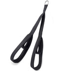 Tricep Rope Cable Attachment. 29 Inch & 22.8 Inch Two Lengths Built in One Pull Down Rope, Black  Long Tricep Ropes, Greater Range of Motion,