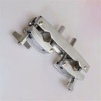 Silver Multi-clamp, Adjustable Quick Release Multi-clamp Construct with Premium Stainless Steel Material, Cymbal Stand Mount Holder for Drum Cymbal Stands & Holders