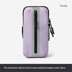 Running Phone Holder Armband,  Arm Bands for Exercise, Running Arm Bands for Cell Phone, Phone Purse Cell Phone Holder for Walking (Purple)