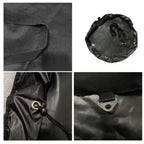 Wetsuit Change Mat, Portable Large Beach Dry Bag Waterproof Changing Mats with Shoulder and Handle Strap for Surfing（90cm）
