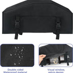 Winch Cover,Heavy Duty UV-resistant Waterproof Winch Protective Cover with Drawstring,Indoor/Outdoor Winch Accessories,Weather Resistant Dust Cover for Electric Winches (Black)
