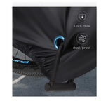 Bike Cover, Waterproof Outdoor Bicycle Cover with Lock Hole for Mountain Road Bikes, for Outdoor Waterproof Windproof Dustproof Bicycle & Bike（190*65*98cm）